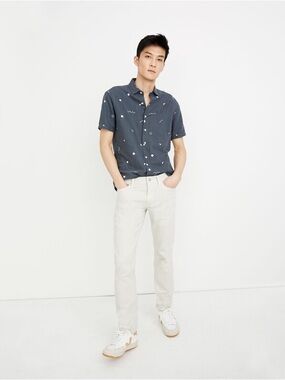 Madewell Garment-Dyed Slim Everyday Flex Jeans